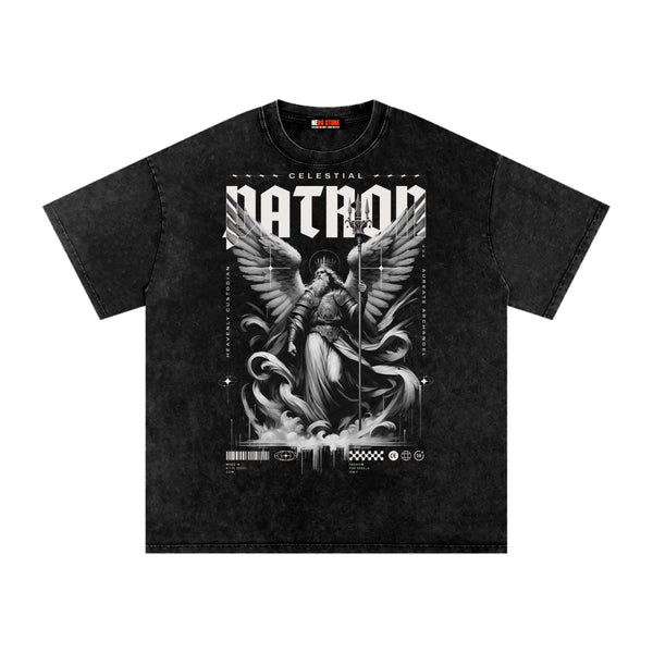 T-shirt Oversized Washed “Celestial Patron”
