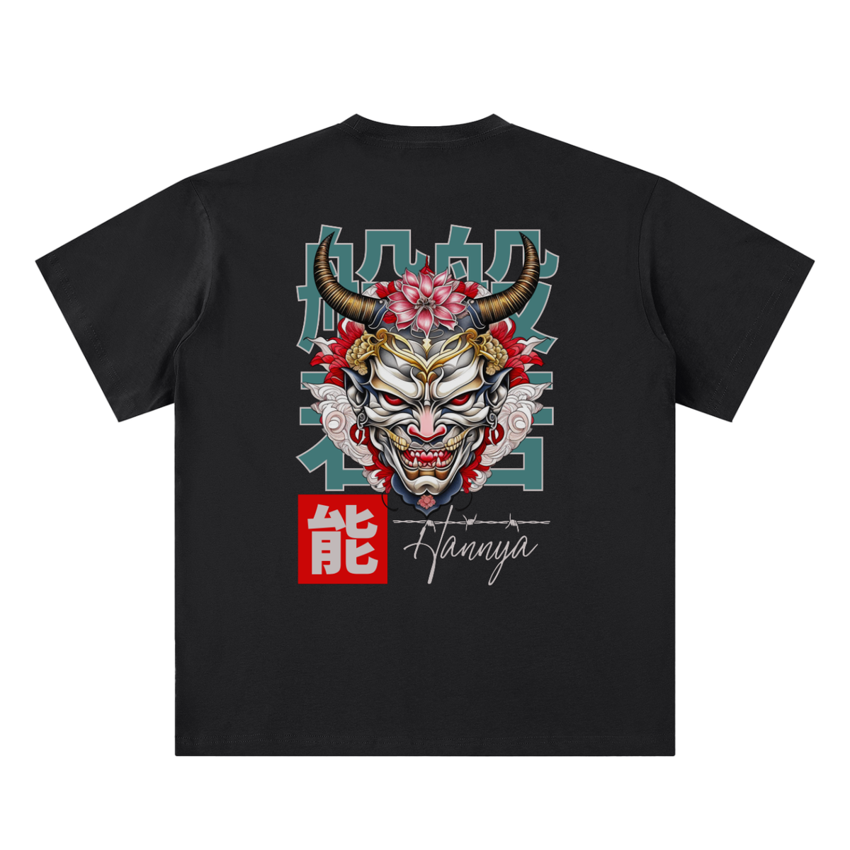"Hannya Mask" Loose Fit T-shirt