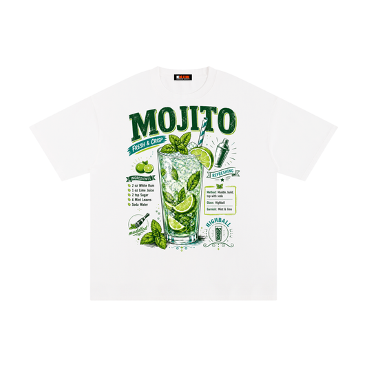 T-shirt Cocktail “Mojito” – Maxi Front Print