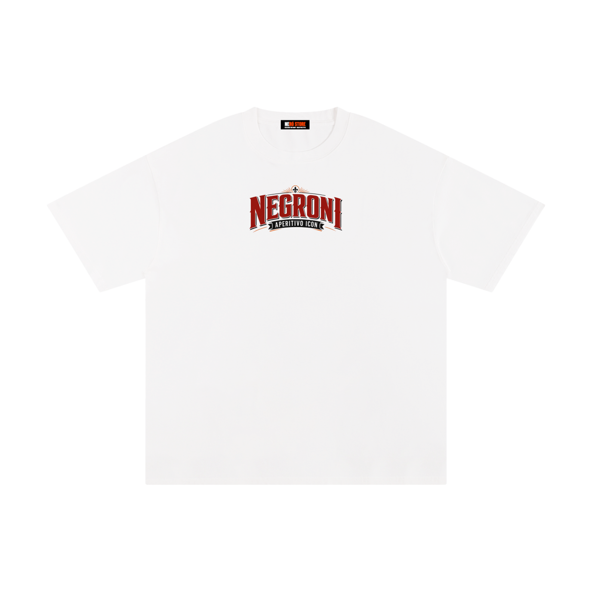 T-shirt Cocktail “Negroni” – Back Print Edition